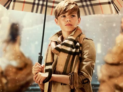 David Beckham's Son Stars In the Latest Burberry Campaign